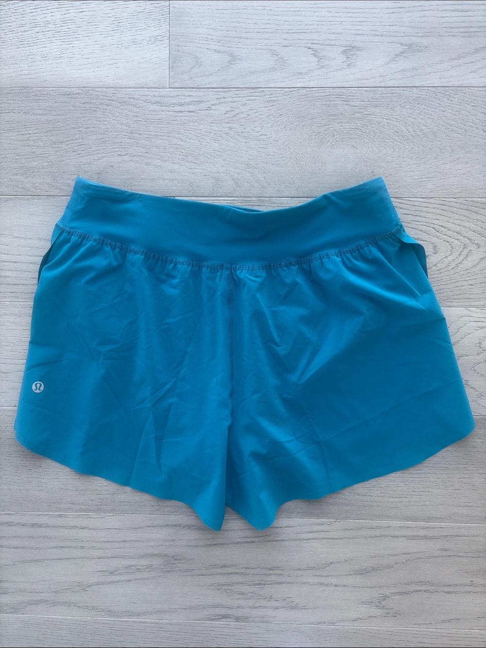 Lululemon Fast and Free High-Rise Split Shorts 3” Hawaiian Blue Medium - Picture 5 of 10